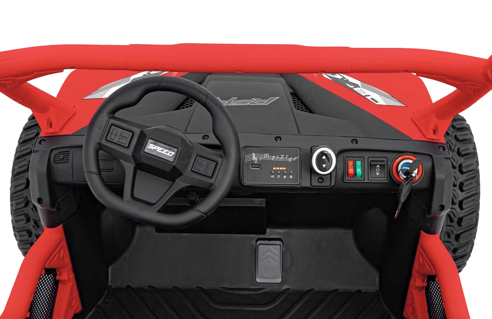 Buggy na akumulator UTV Racing 4x4 - DVOSJED - crveni