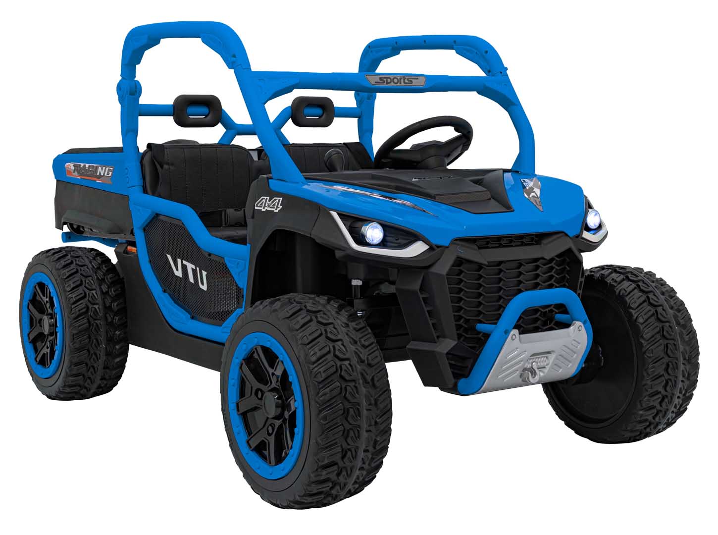 Buggy na akumulator UTV Racing 4x4 - DVOSJED - plavi