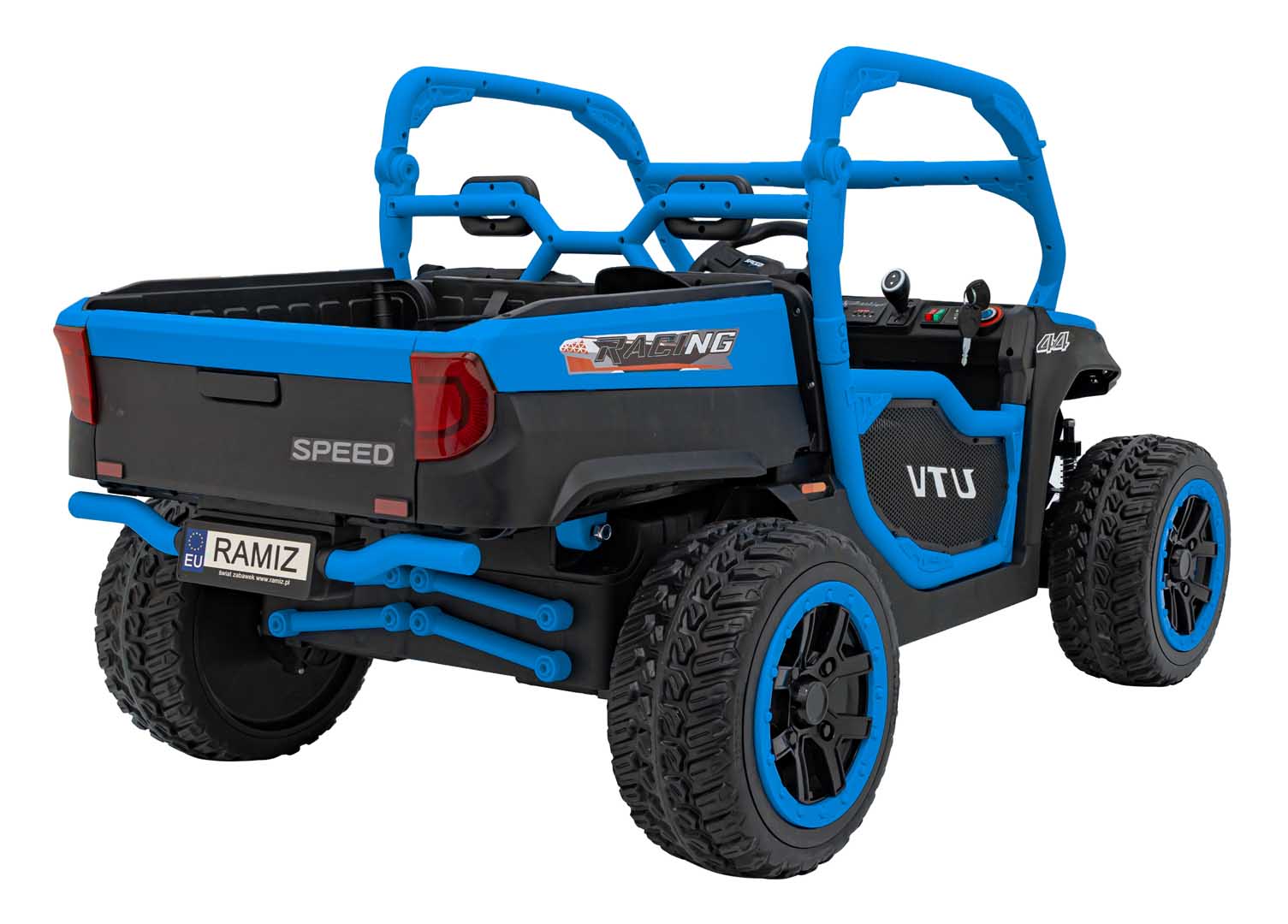 Buggy na akumulator UTV Racing 4x4 - DVOSJED - plavi