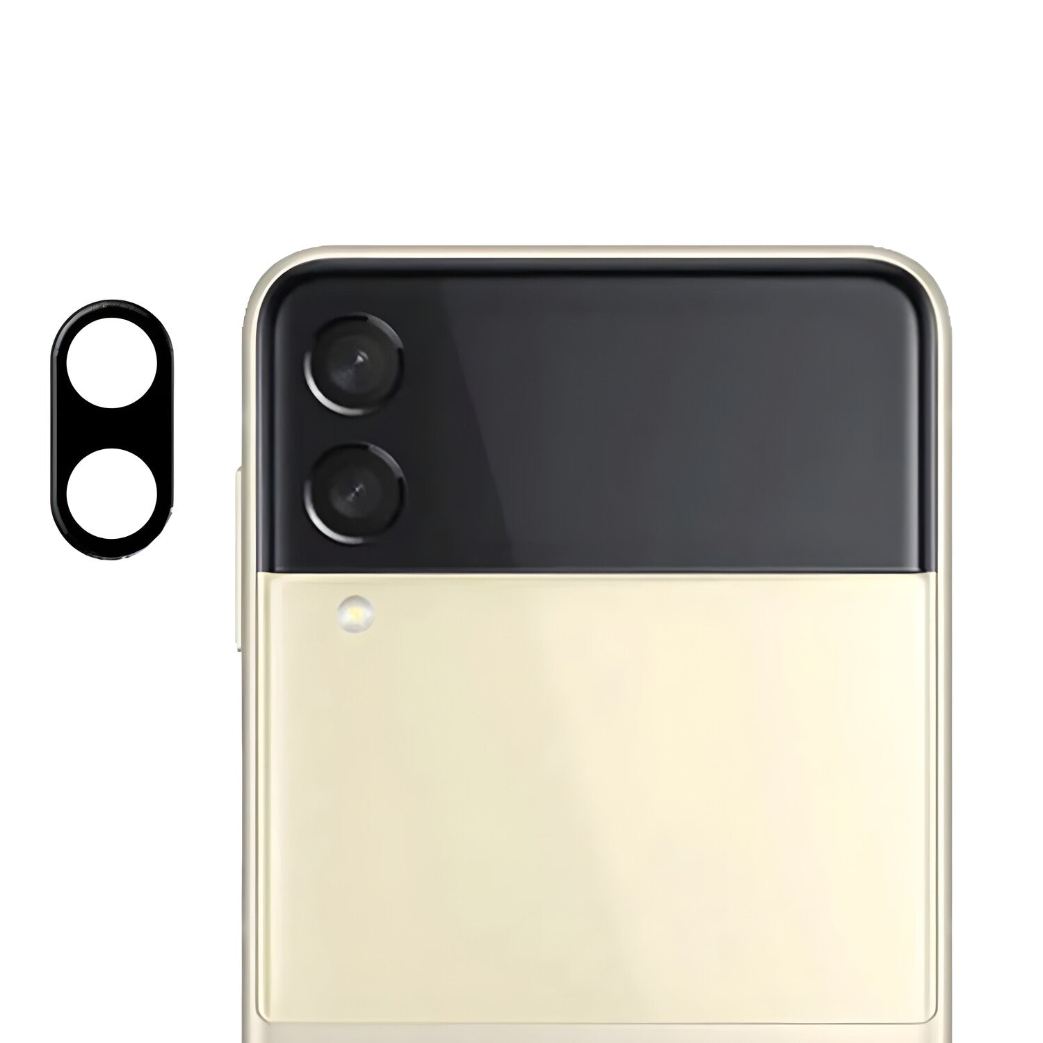 Techsuit zaštitno staklo za kameru za Samsung Galaxy Z Flip4 - Crna KP27075