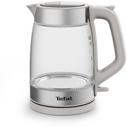 Tefal Glass Kettle KI605B30 električno kuhalo za vodu 1,7 L 2200 W Sivo, Srebro, Prozirno