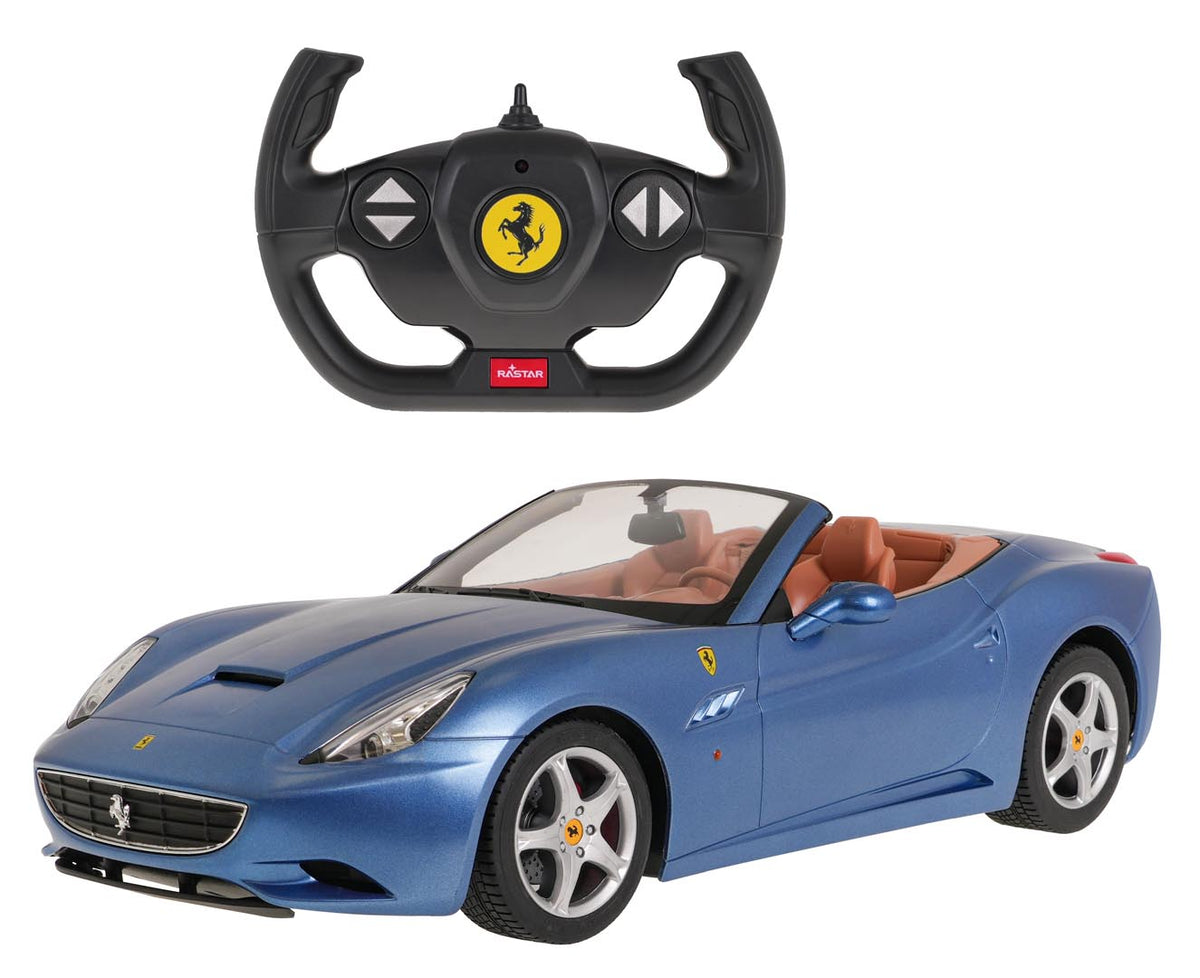 Licencirani auto na daljinsko upravljanje 1:12 Ferrari California RASTAR - plavi