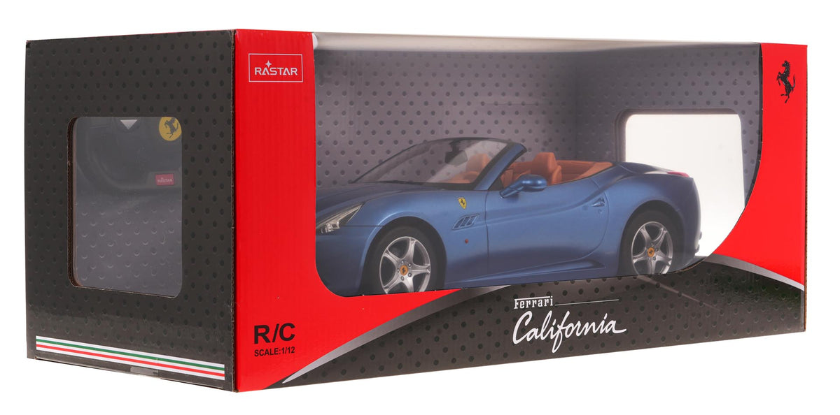 Licencirani auto na daljinsko upravljanje 1:12 Ferrari California RASTAR - plavi