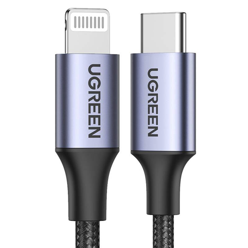 Ugreen 60761 kabel za mobitel Crno 2 m USB C Lightning