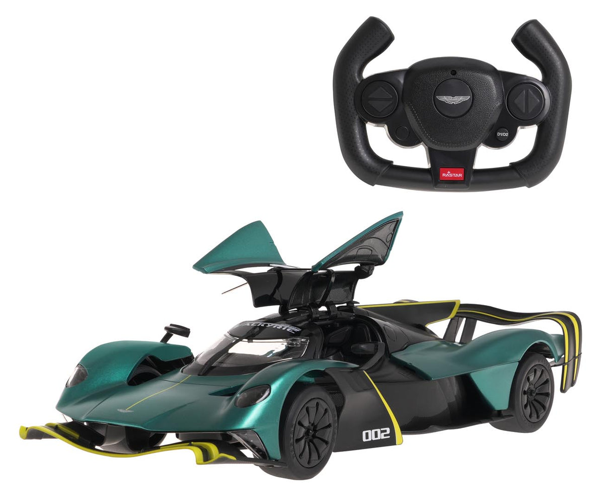 Licencirani auto na daljinsko upravljanje 1:14 Aston Martin Valkyrie AMR Pro RASTAR - tamno zeleni