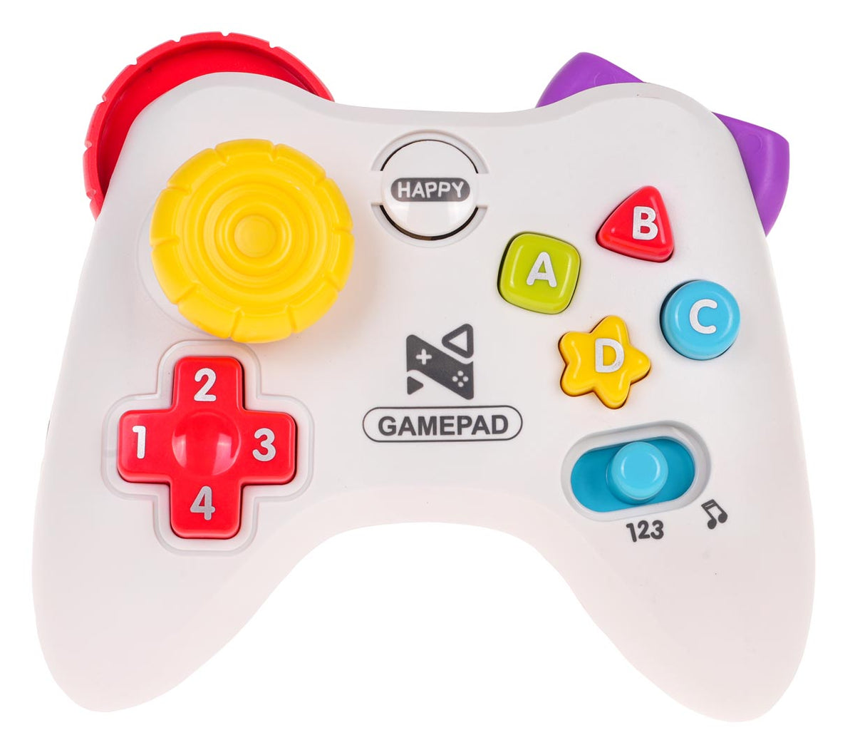 Interaktivni joystick za igru za bebe - bijeli