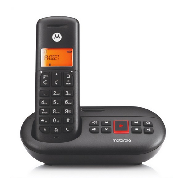 Motorola E211 DECT telefon Identifikacija poziva Crno