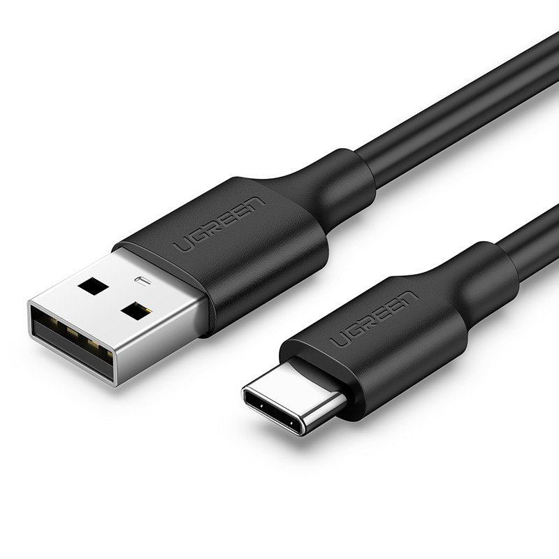 Ugreen 60115 USB kabel USB 2.0 0,5 m USB A USB C 0,48 Gbit/s Crno