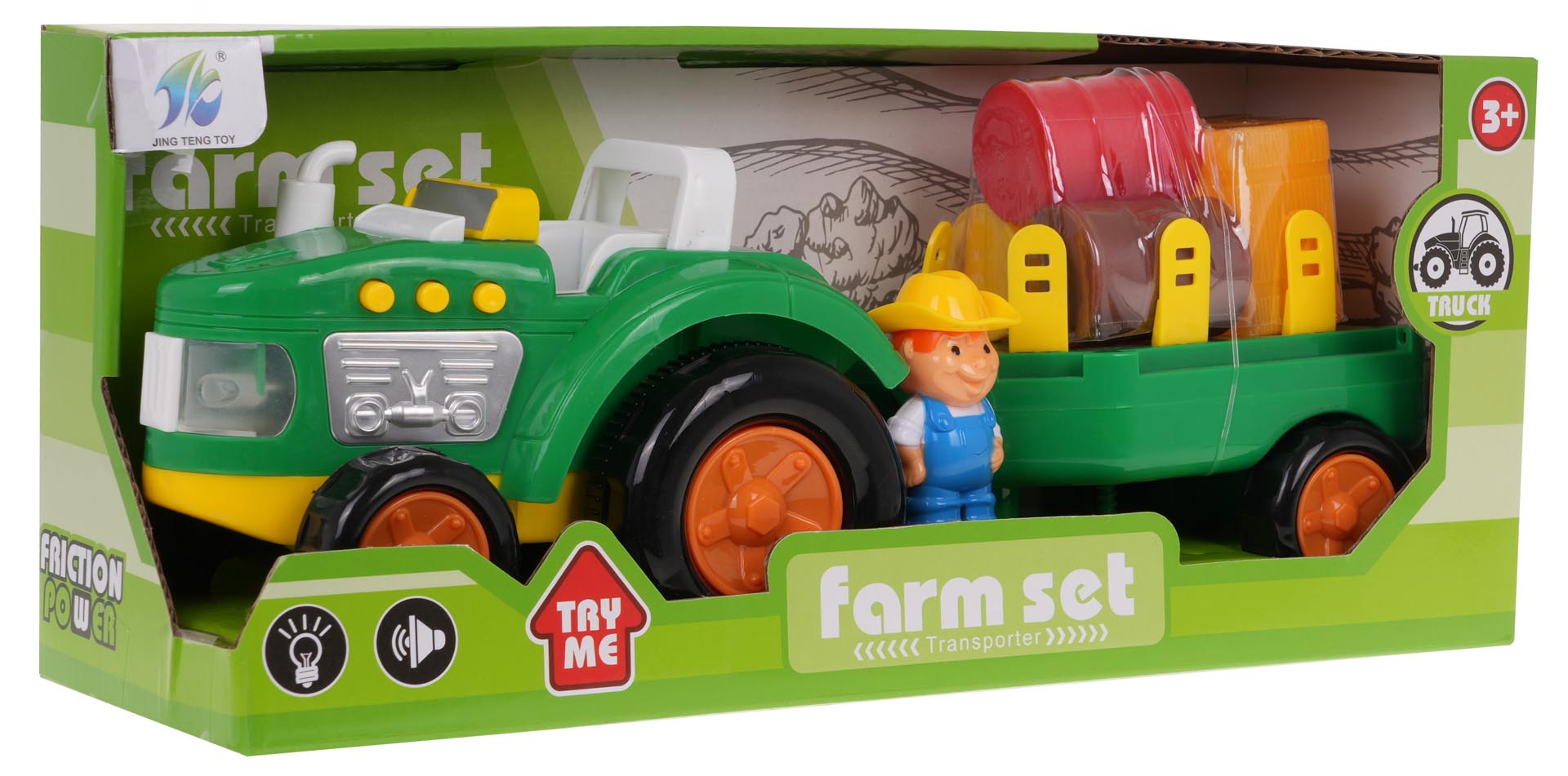 Tractor and Farmer Set + Accessories
