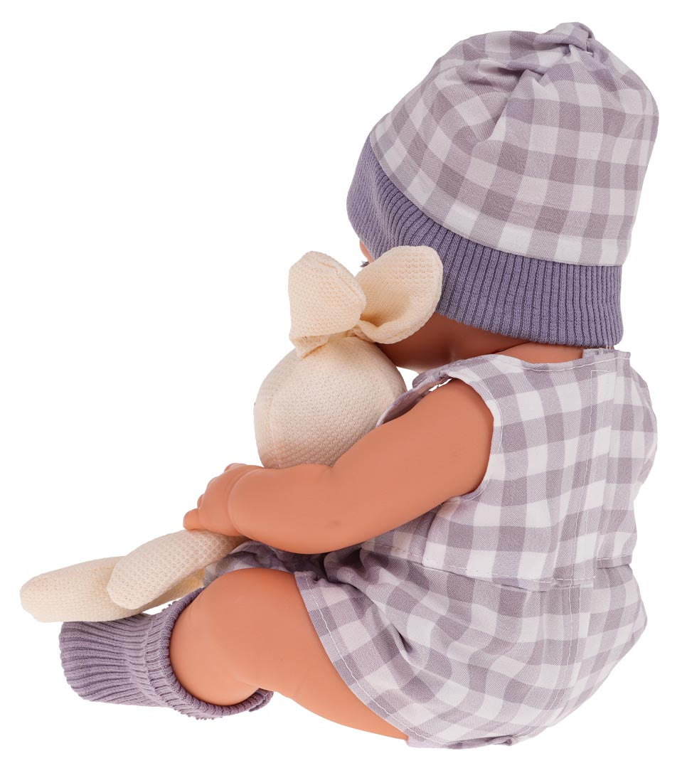 Beba lutka za igru sa dodacima - Lovely Baby - ljubičasto/siva
