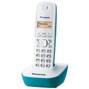 Panasonic Telefon bežični, LED display, bijelo/plavi - KX-TG1611FXC