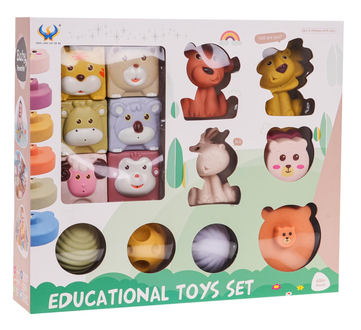 Set senzornih igračaka za bebe - šareni
