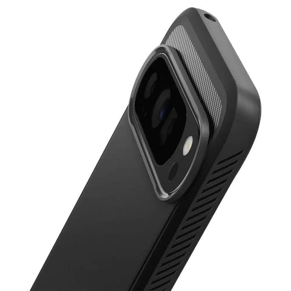 Spigen Rugged Armor ovitek za GOOGLE Pixel 9 Pro XL – mat črna