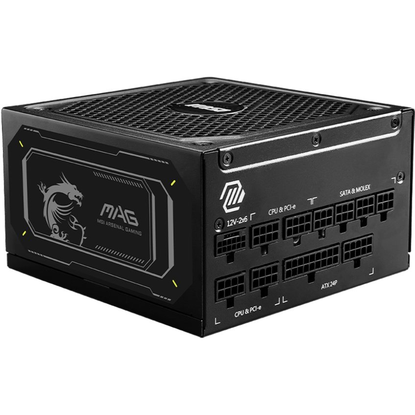 MSI MAG A1000GL PCIE5 II jedinica za napajanje 1000 W 24-pin ATX ATX Crno