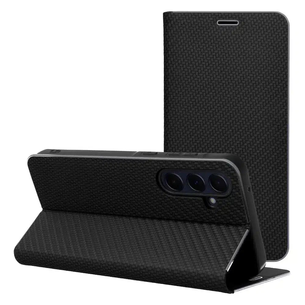 LUNA Book Carbon ovitek za SAMSUNG GALAXY A16 5G črna