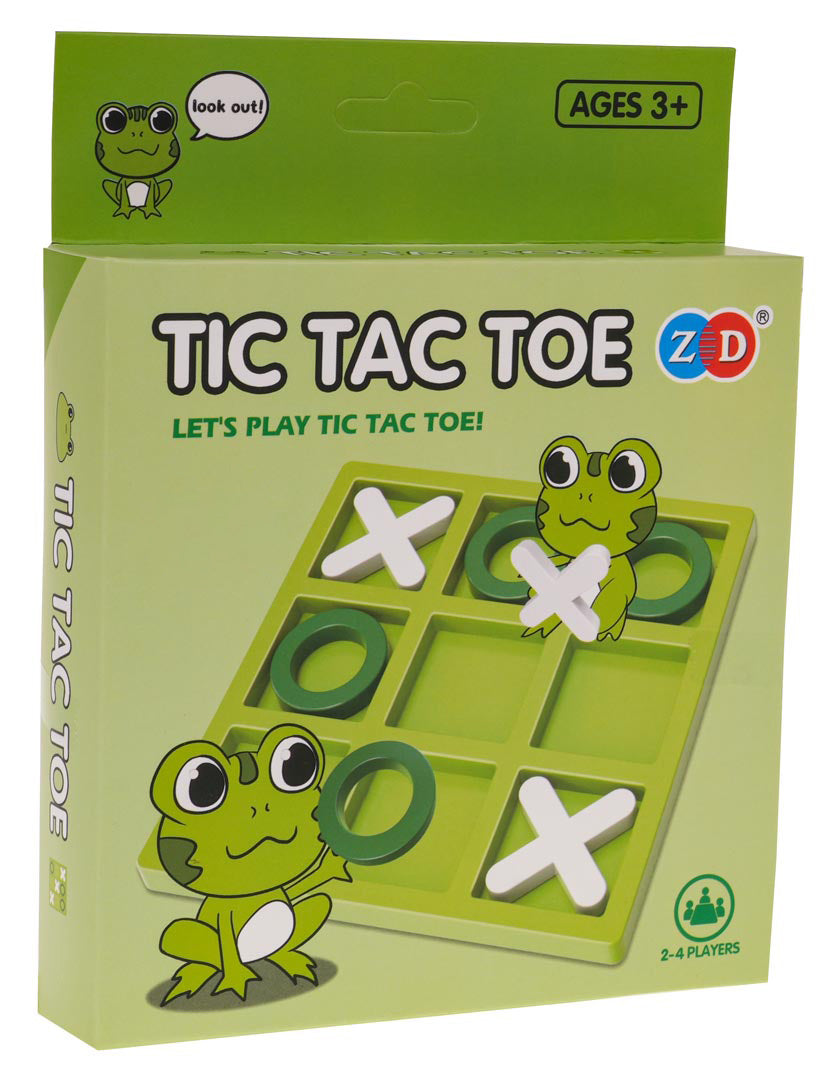 Tic-Tac-Toe Frog Logic Game