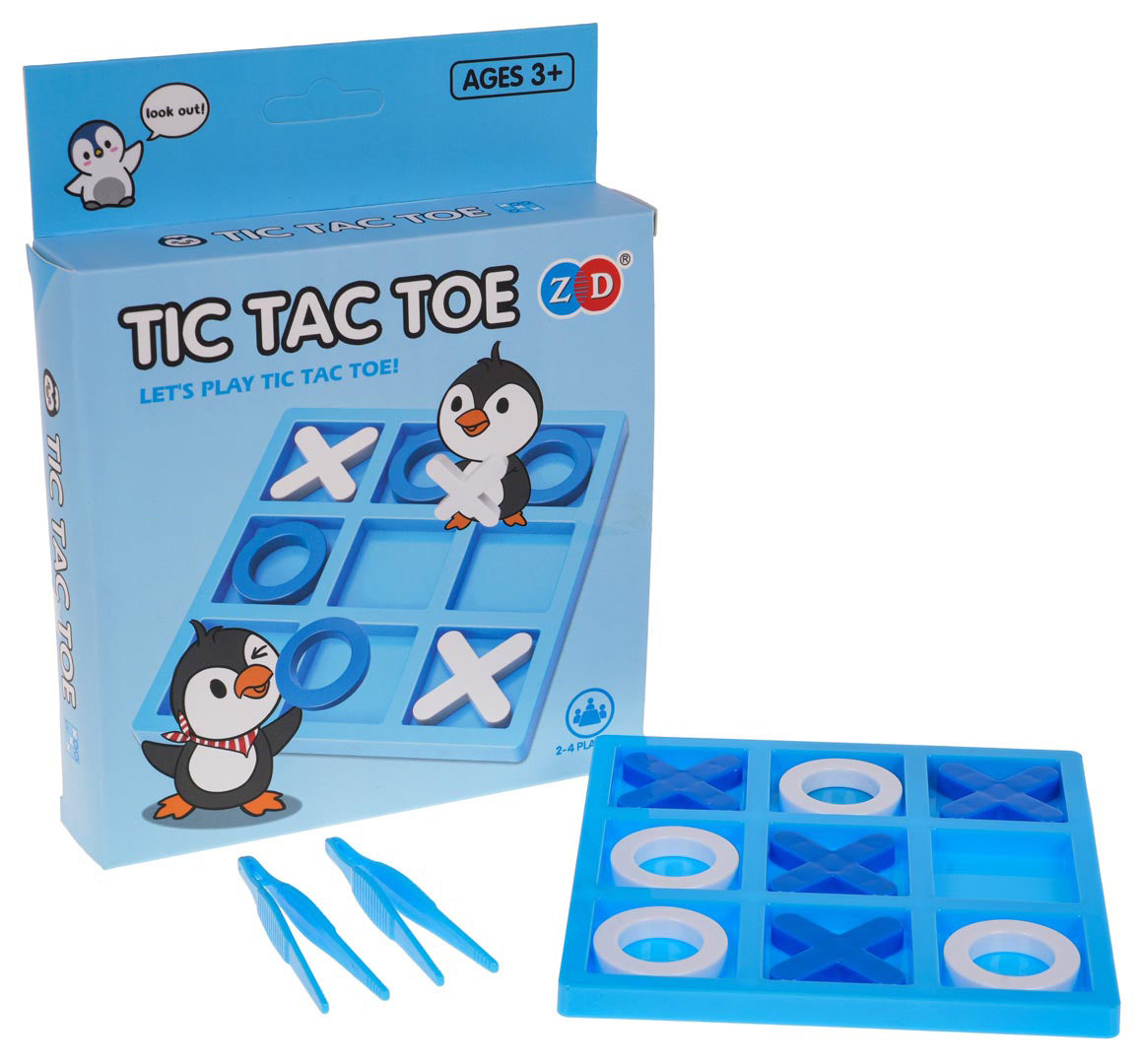 Penguin Tic-Tac-Toe Logic Game