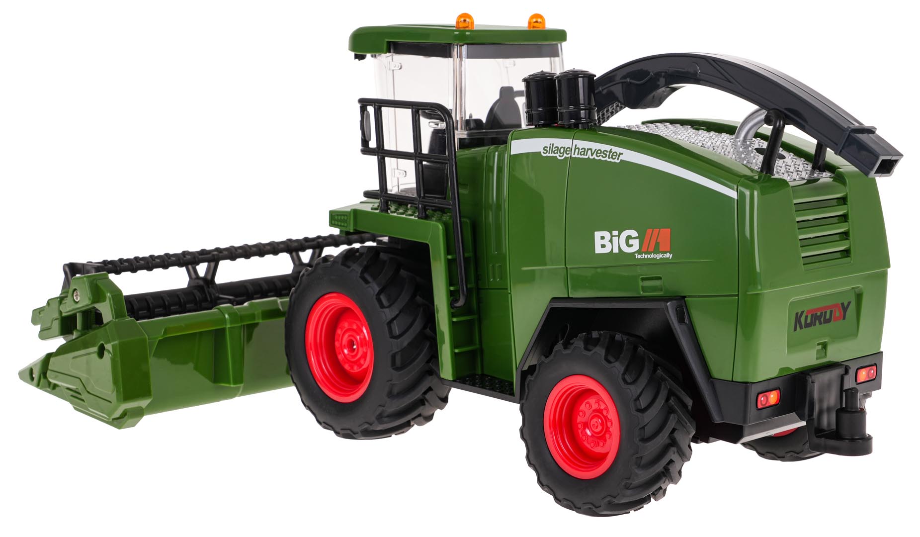 Kombajn na daljinsko upravljanje Grain and Corn Harvester 2u1 - zeleni