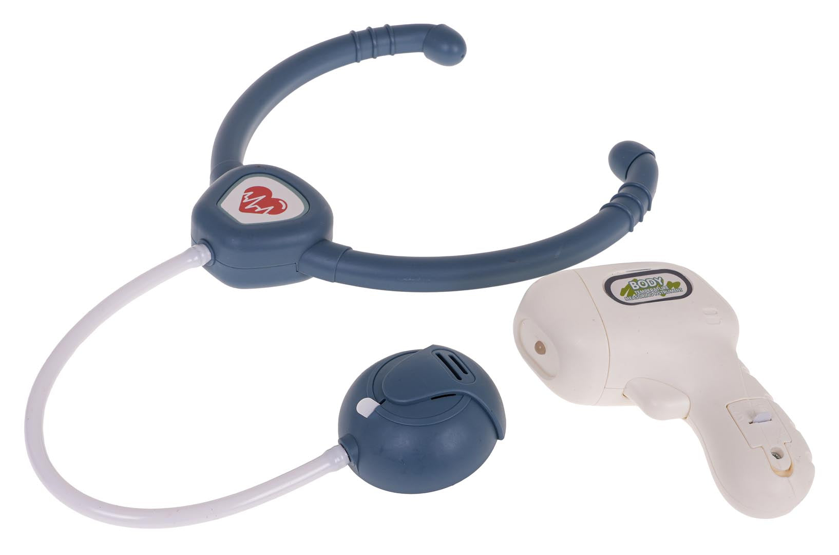 Dječji doktorski set za ECG + rekviziti - plavi