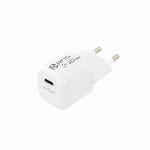 Prio Stenski polnilec GaN Power 30W PD (USB C) bel