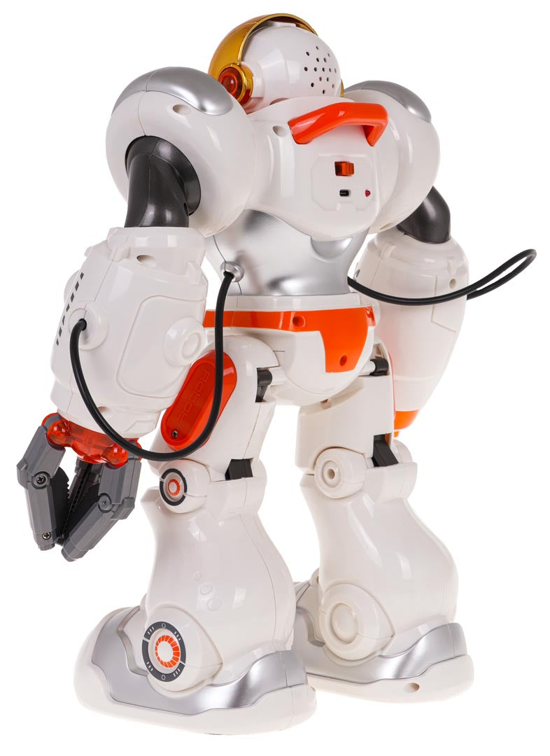 Multifunctional Orange White R/C Robot