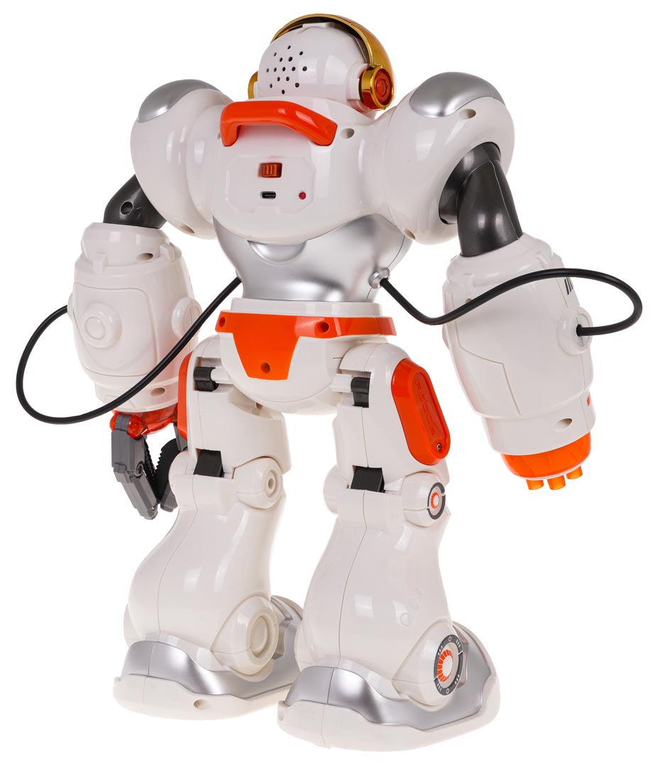 Multifunctional Orange White R/C Robot