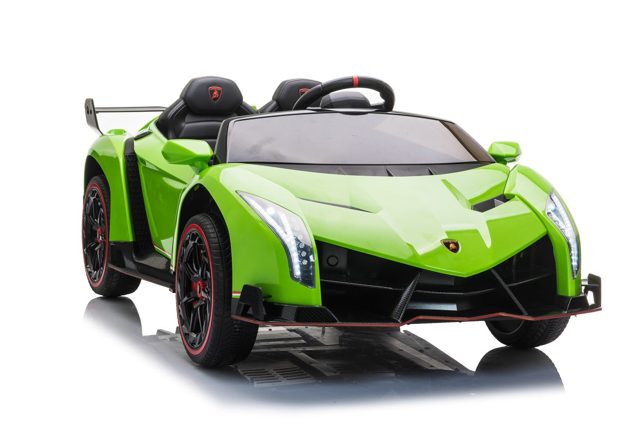 Licencirani auto na akumulator Lamborghini Veneno 4x4 - dvosjed - zeleni