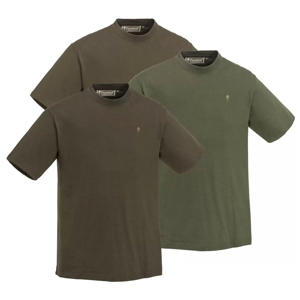 PINEWOOD 3 PACK SET KRATKIH MAJICI - 3XL