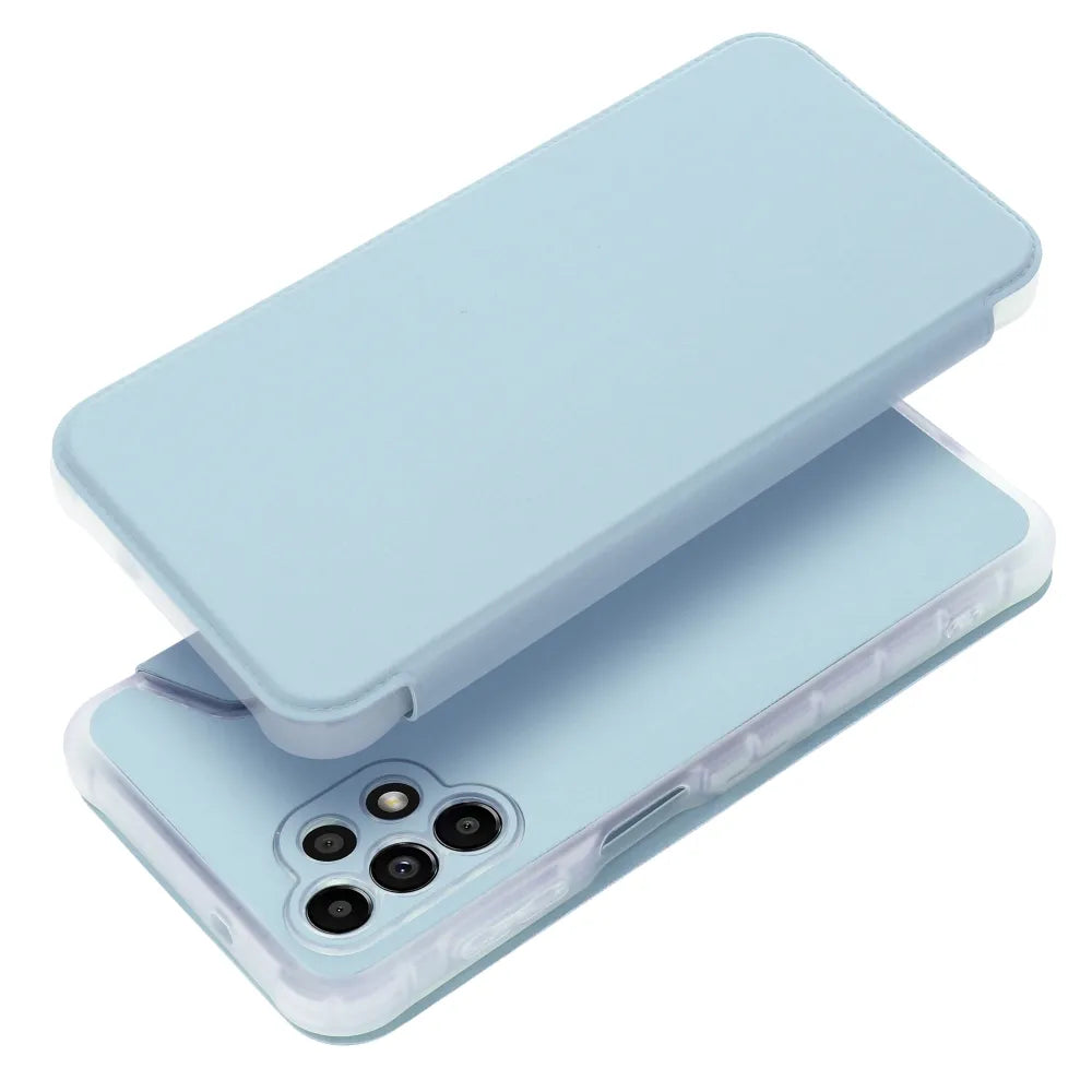 PIANO Book preklopna zaščitna torbica za SAMSUNG GALAXY A13 4G svetlo modra
