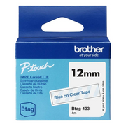 Brother BTAG-133 traka za izradu naljepnica Plavo na prozirnom
