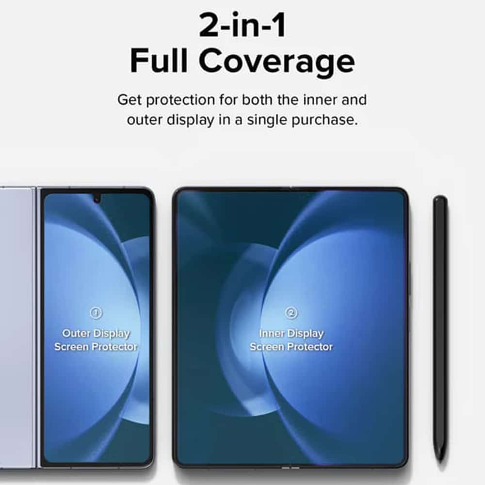 Ringke - Dual Easy komplet zaščitnih folij za Samsung Galaxy Z Fold5