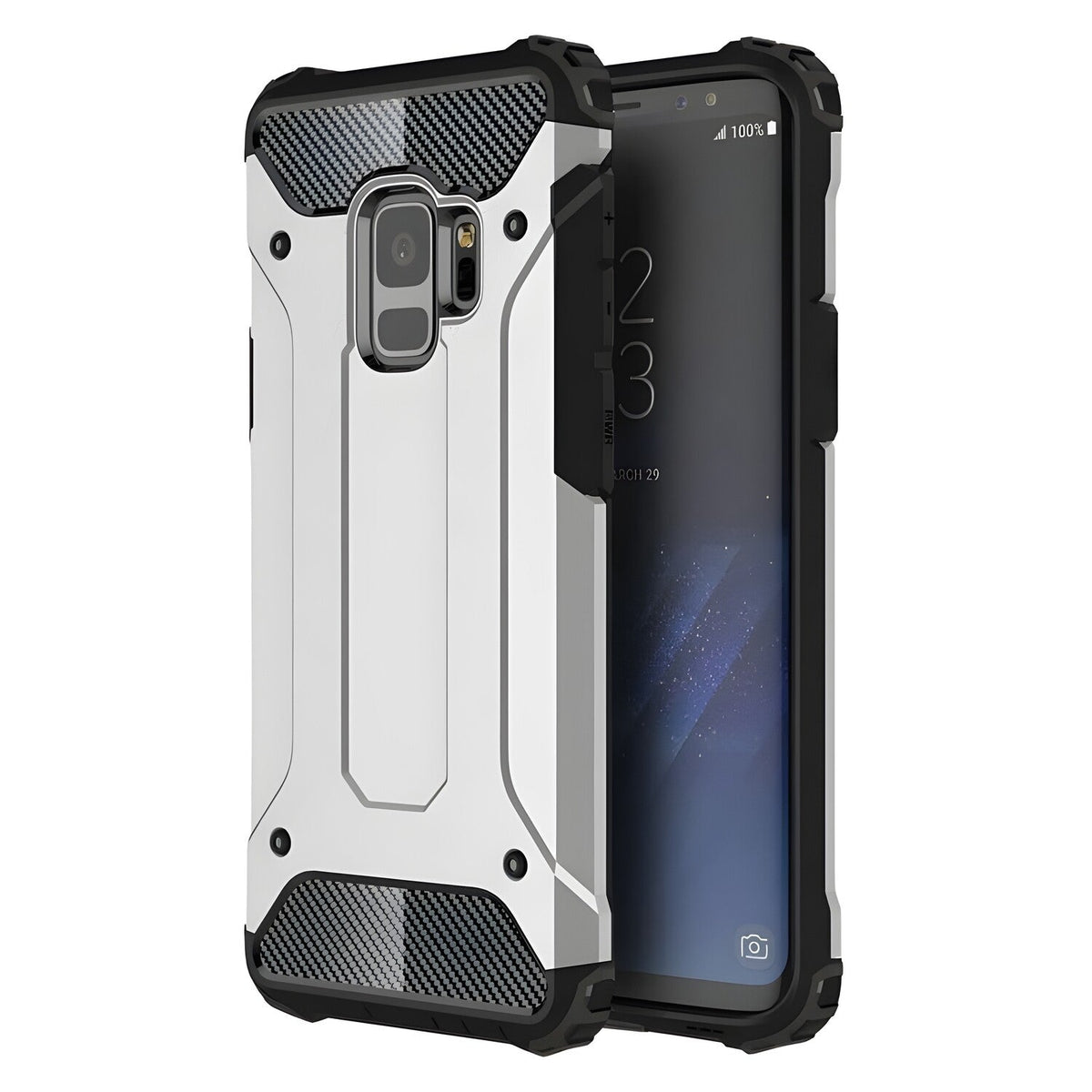Futrola Hybrid Armor za Samsung Galaxy S9 - Srebrna