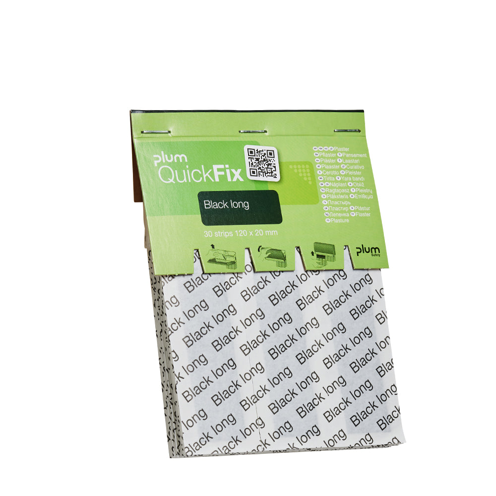 QuickFix punjenje s 30 dugih crnih flastera