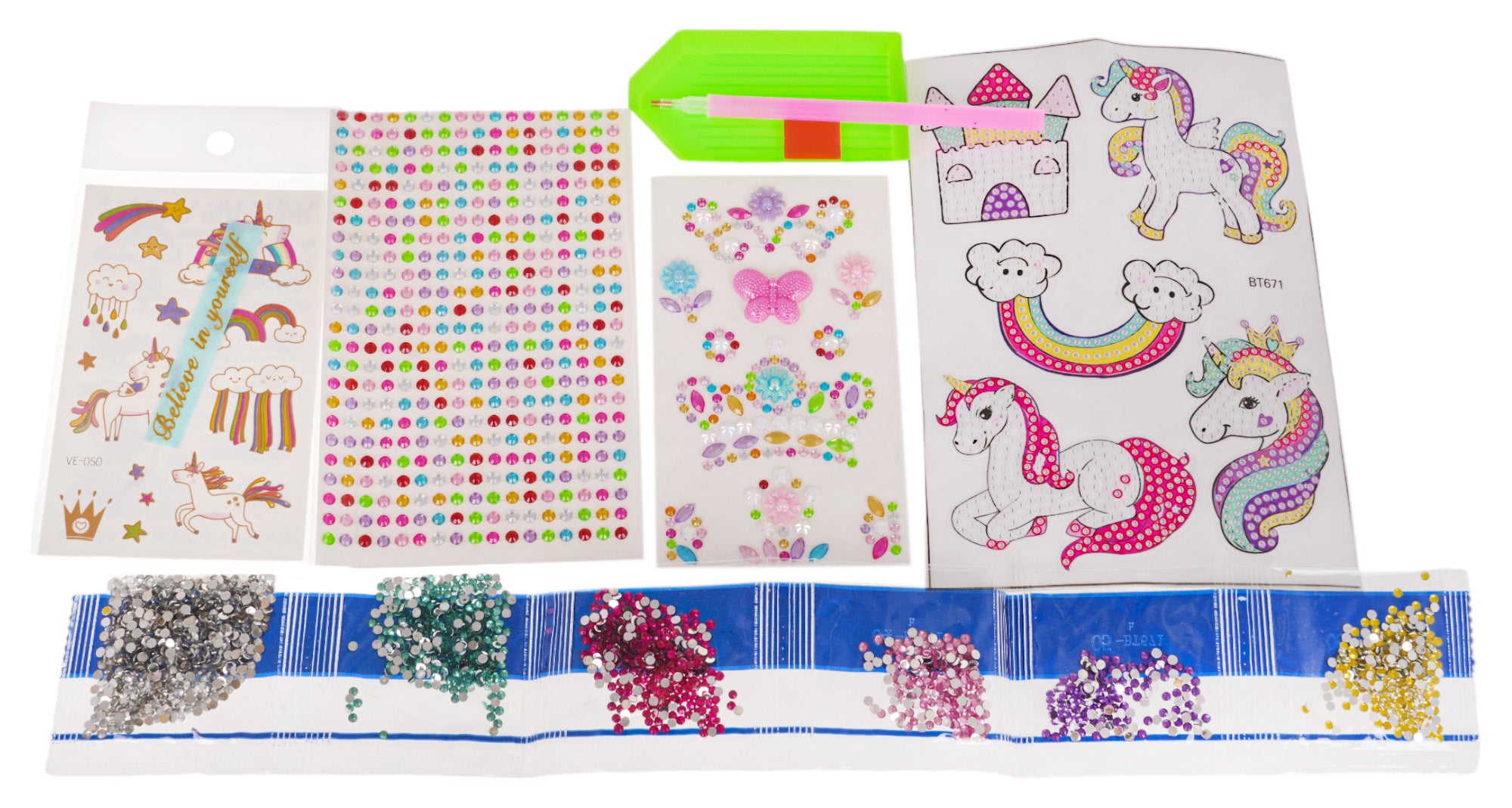 Unicorn Water Bottle + Accessories