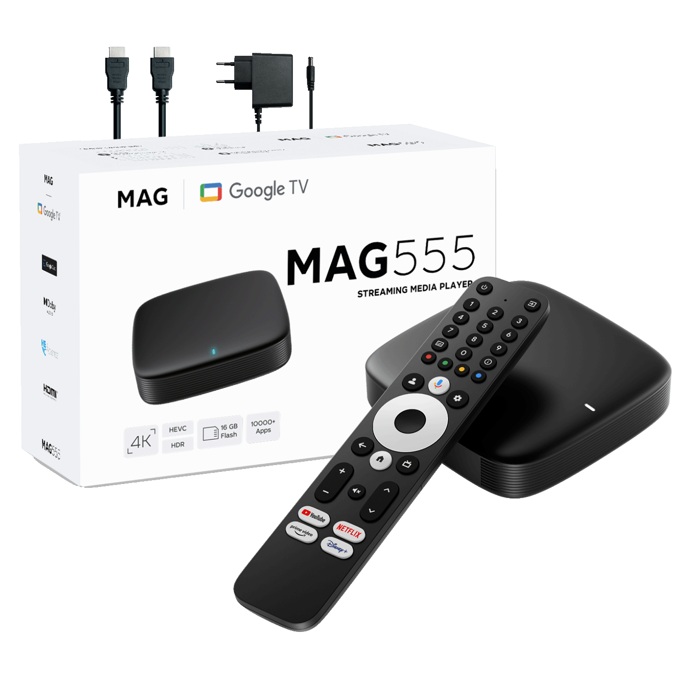 Mag Prijemnik IPTV za Stalker midlleware, 4K HDR, Google TV - MAG 555