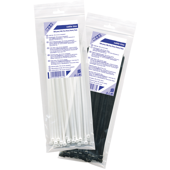 USE Plastične vezice 4,8mm x 300mm, pakiranje 25 kom. - CT 300/4,8