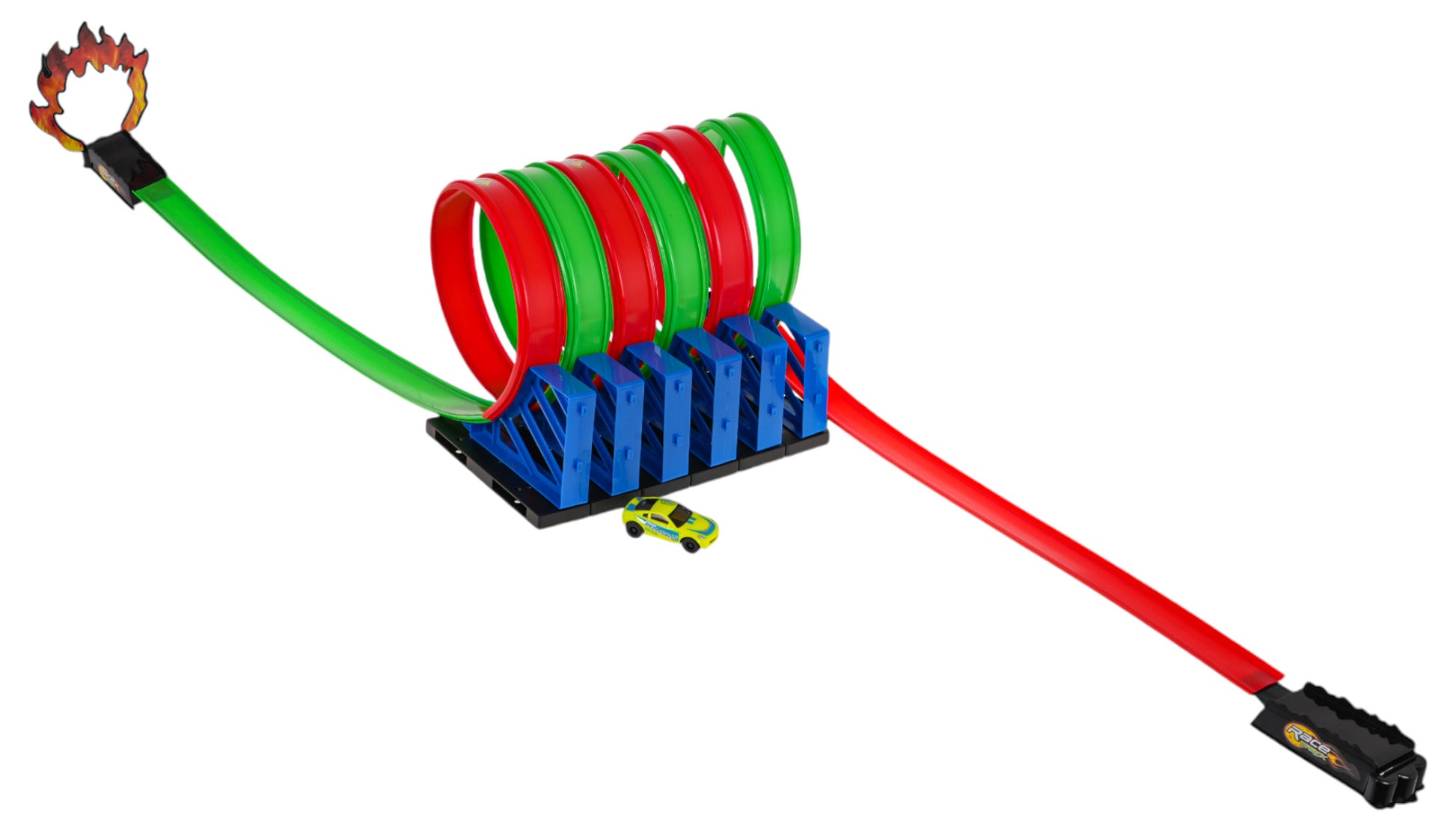 Staza za igru s autićima Twisted Loop - šarena
