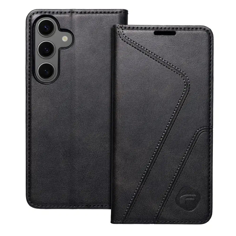 FORCELL F-PROTECT RFID Blocker preklopna torbica za SAMSUNG GALAXY S24 črna