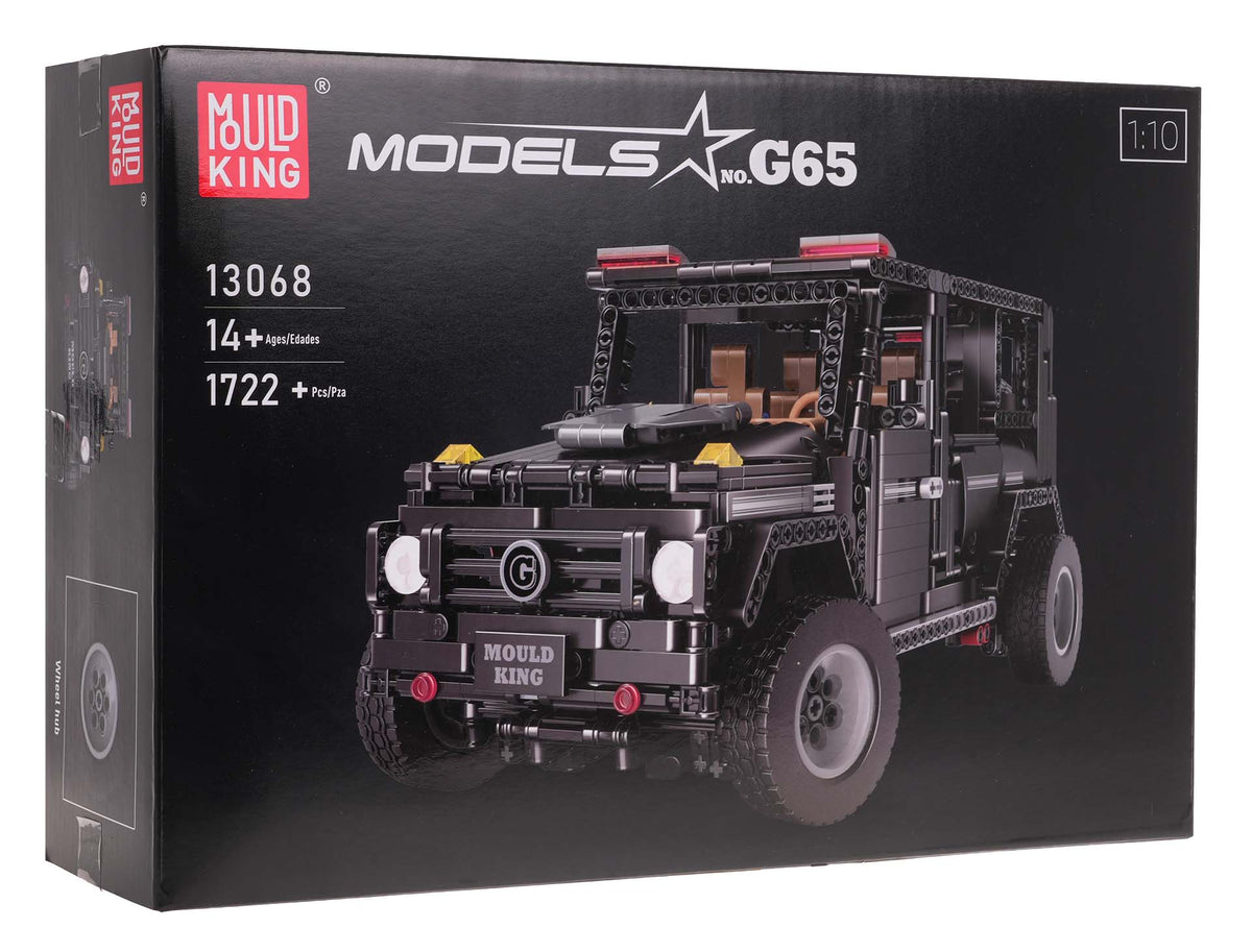 Kockice za slaganje automobila Mould King 1722 elemenata - crni