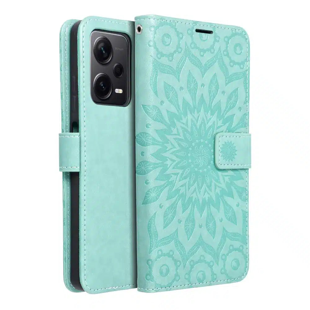 MEZZO Book case preklopna torbica za XIAOMI Redmi NOTE 12 PRO Plus 5G mandala zelena