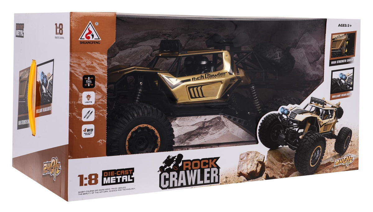 Buggy na daljinsko upravljanje Metal Mega 1:8 Gold