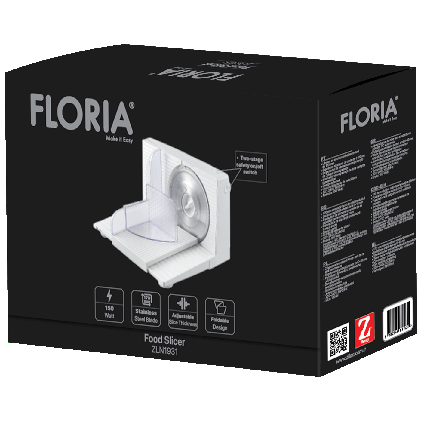 Floria Rezalica, mesoreznica, 150W, debljina reza 0-15 mm - ZLN1931