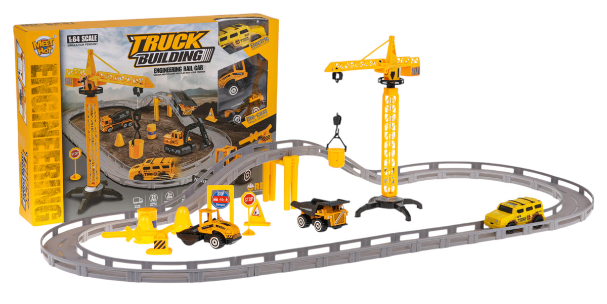 Staza za autiće Track Construction - žuta