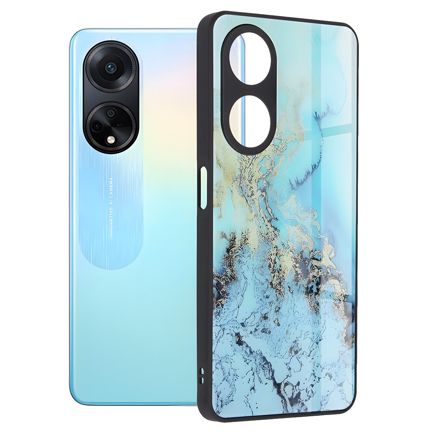 Techsuit futrola - Glaze Series - Oppo A98 5G - Višebojna 3 KP28088