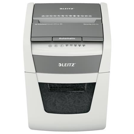 Leitz Autofeed 50X P4 Small Office uređaj za usitnjavanje papira Uništavanje usitnjavanjem 55 dB 22 cm Bijelo