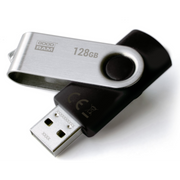 Goodram UTS2 USB izbrisivi memorijski pogon 128 GB USB Tip-A 2.0 Crno