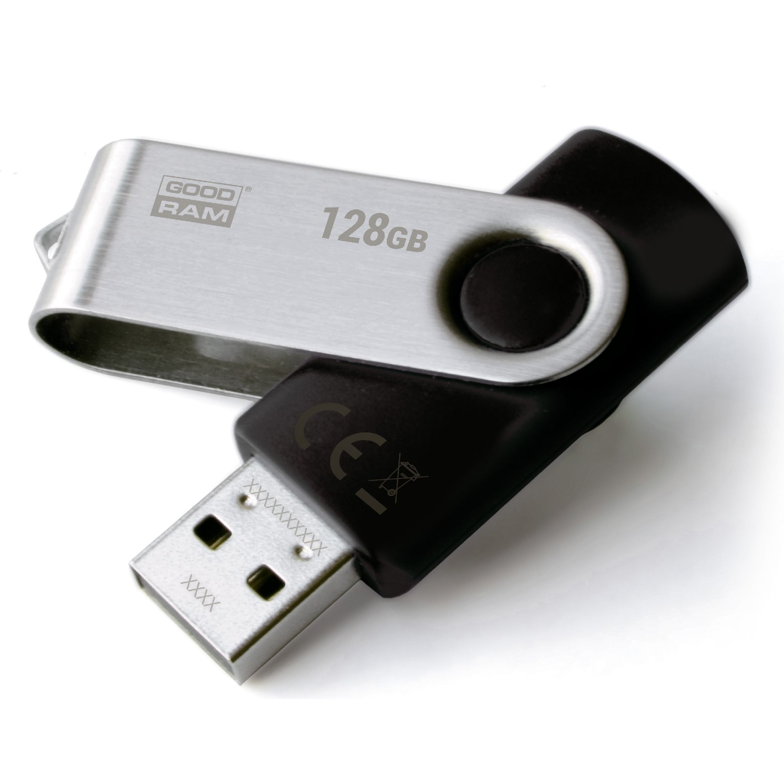 Goodram UTS2 USB izbrisivi memorijski pogon 128 GB USB Tip-A 2.0 Crno