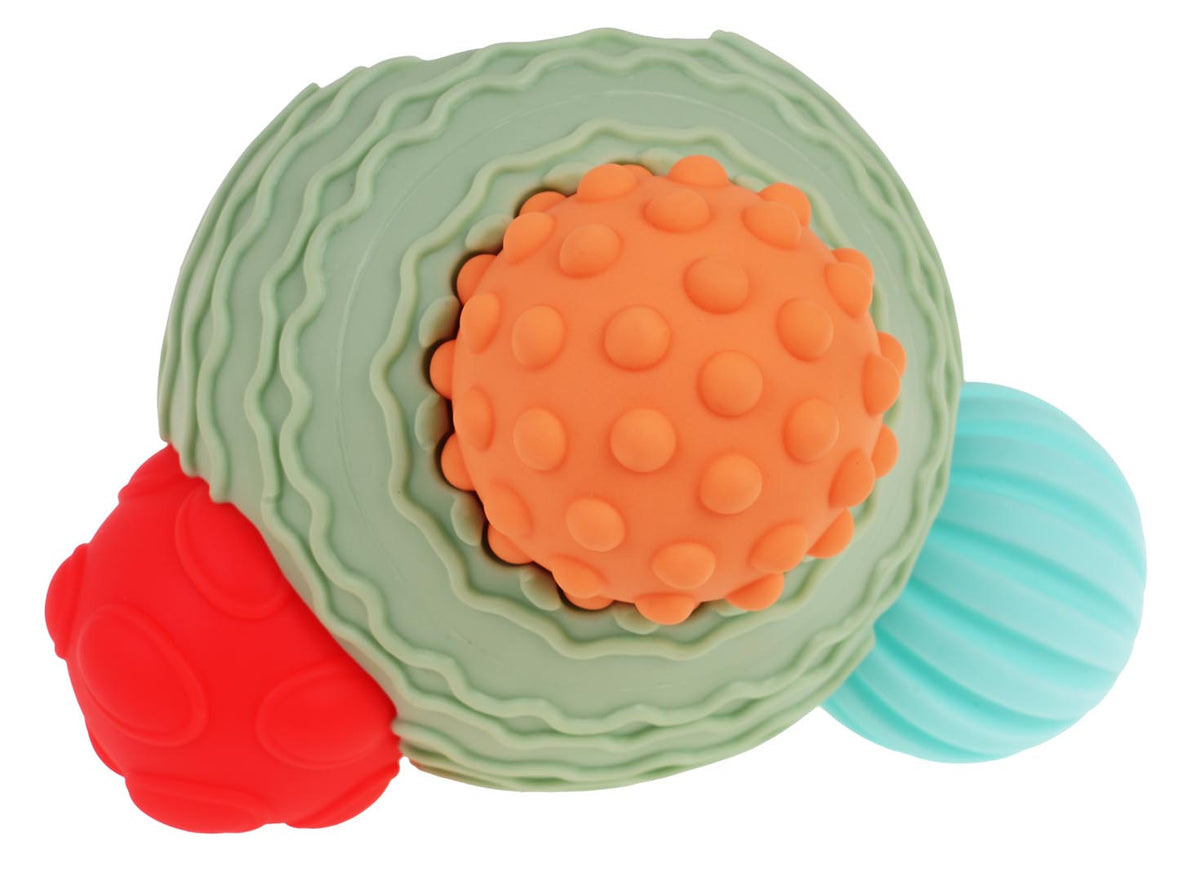 Senzorna igračka MEGA Bath - lopta s odvojivim senzornim elementima
