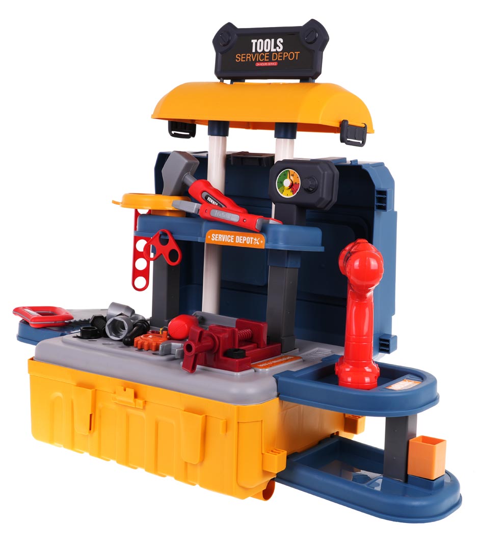 Radionica za djecu Little Workshop 2u1 - 46 elemenata