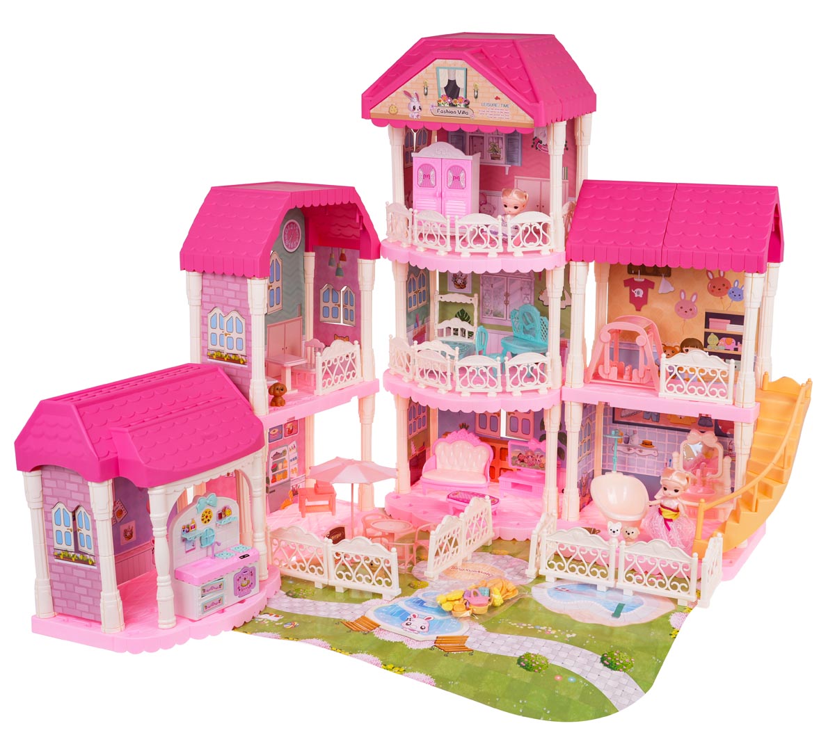 Kućica za lutke MEGA Princess House + dodaci